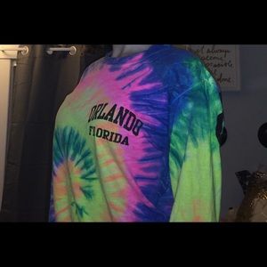 💛 Tye Dye Florida Orlando Long Sleeve